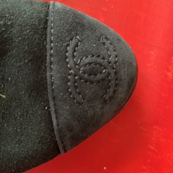 Black Chanel ankle boots with fur size 37 - Picture 5 of 6